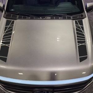 Hood Stripes graphics vinyl decals for 2023 2024 F150 Ford Lightning sticker exterior accessory