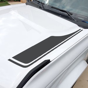 Hood Stripes graphics decals for Ford Bronco Big Body 2021 -2025 - V2