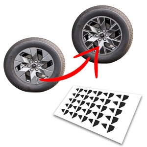 Stickers vinyle pour jantes Ford Lightning 2023 2025