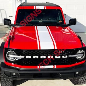 Center stripe vinyl decal for 2025 2026 Ford Bronco  - gift idea