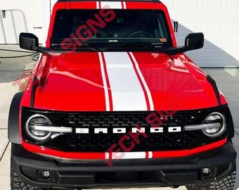 Whole Car stripe graphics decal for the whole car -  Ford Bronco 2021 2022 2023 2024