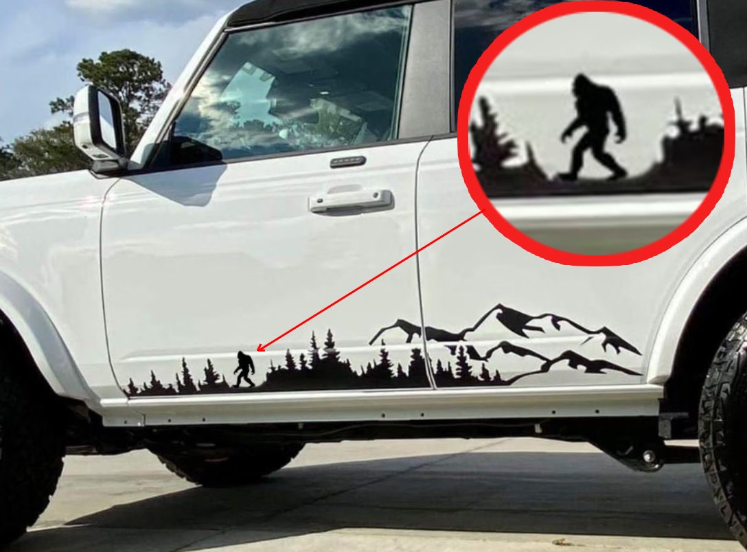 Mountain Tree Decal - Main Image