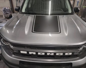 Hood black out graphics decal for Ford Bronco Sport - 2025 2026 - gift idea