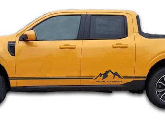 Ford Maverick Trail & Mountains door vinyl graphics decals - 2022 - 2026 - Exterior Accessories mods and gift ideas