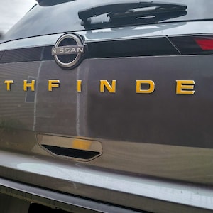 Letters tailgate decal overlay Nissan Pathfinder sticker for 2021 -2025 - Gift idea