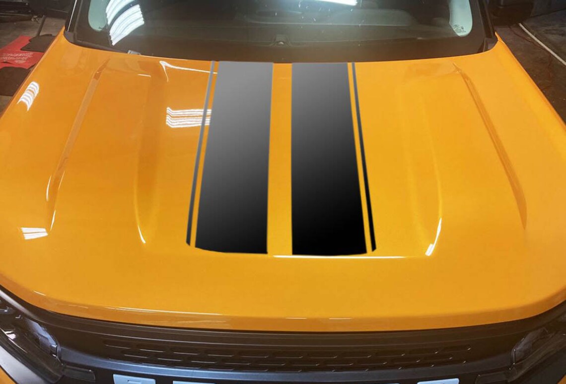 Hood Stripes Graphics Decals for Ford Bronco Sport 2021 2022 Etsy
