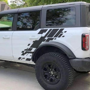 Quarter panel Graphics compatible with Bronco Raptor 2025 2026  - Bronco Mods Accessories gift idea