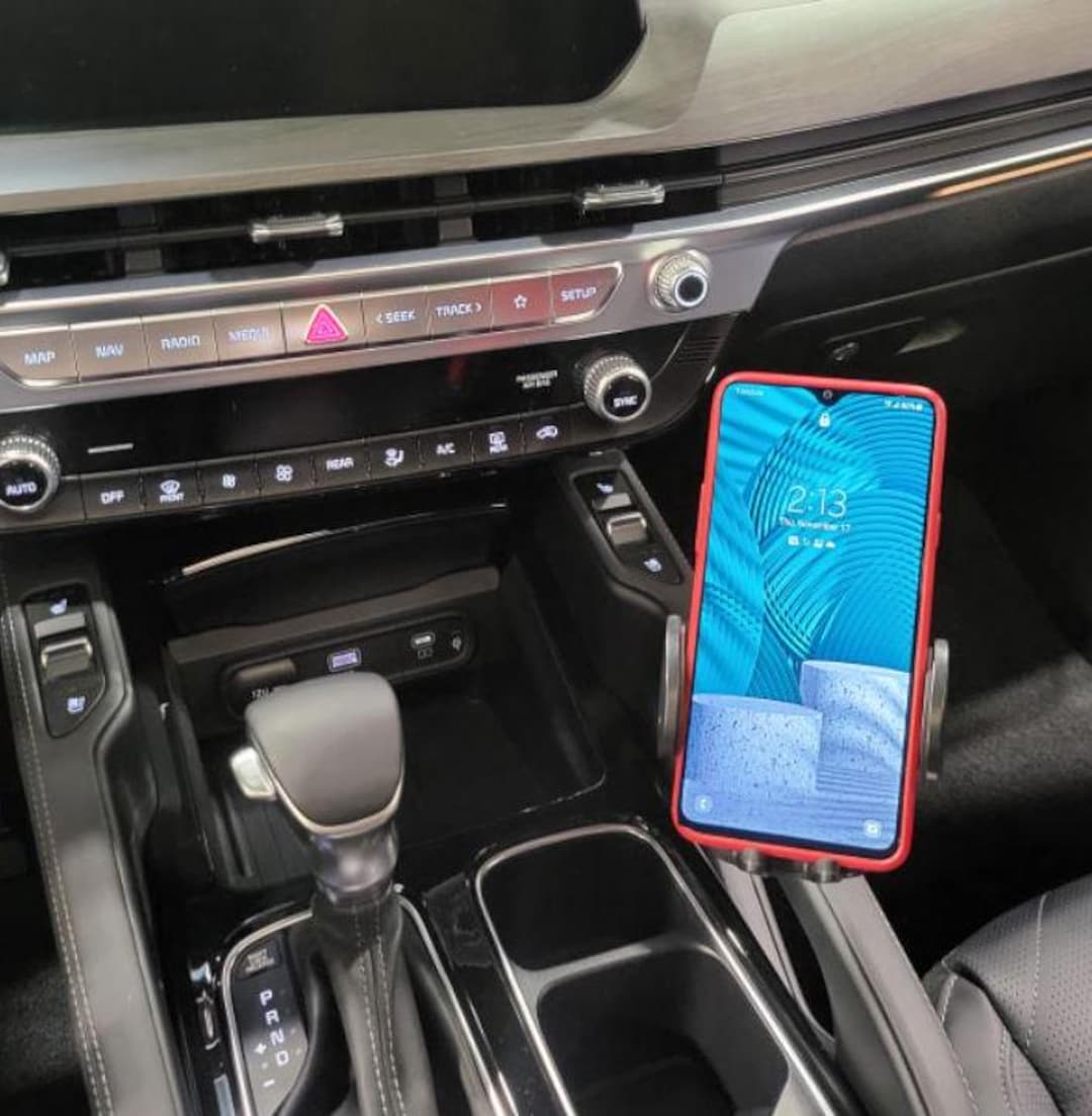 Custom Made Kia Telluride Center Console Phone Mount Clip Holder