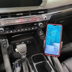 Custom made Kia Telluride center console phone mount clip holder grab handle 2021 2022 2023 2025 - gift idea