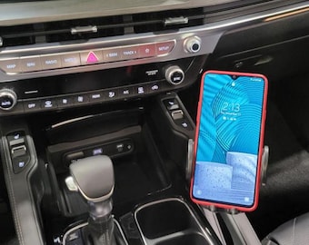 Custom made Kia Telluride center console phone mount clip holder grab handle 2021 2022 2023 2025 - gift idea