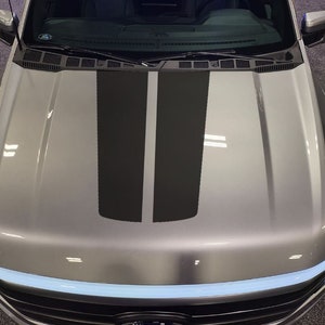 Hood Racing Stripes graphics vinyl decals for 2023 2024 F150 Ford Lightning sticker exterior accessory