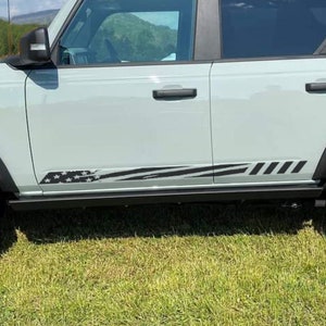 American Flag Side stripes decal graphics for Ford Ford Bronco 6G 2021-2025
