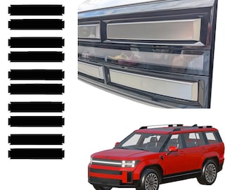 Grille Blackout Vinyl rectangles for Hyundai Santa Fe 2024 2025 2026