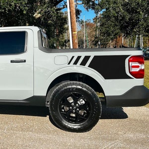 Bedside vinyl graphics decals for Ford Maverick 2022 2023 - v8 Exterior Accessories