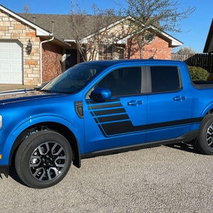Hybrid Side vinyl graphics side stripes decals for Ford Maverick 2022 2023 2024 2025- v1 Accessories