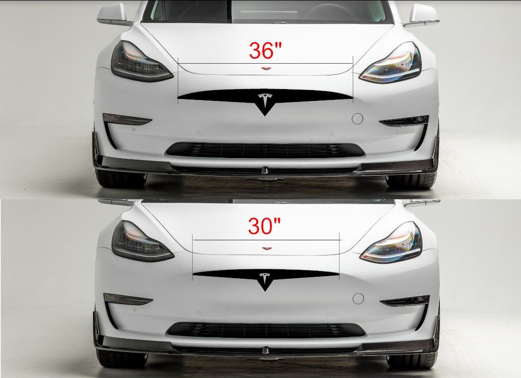 Tesla Grille for Model 3 Model Y Vinyl Sticker Decal for Front