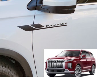 Hyundai Palisade door accent decorative decal sticker graphics