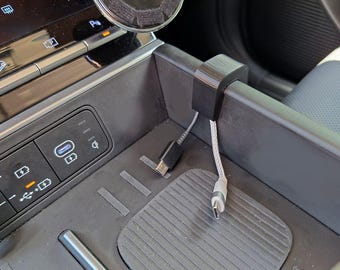 2025 2026 Santa Fe cable organizer for center console - Perfect gift, interior accessory mod