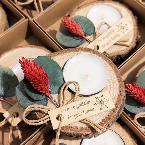 Bulk Christmas Gifts for Guests Christmas Favors Wooden Etsy