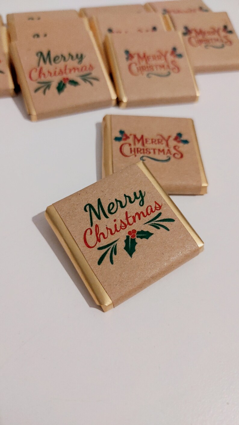Bulk Chocolate Gift for Christmas Guests Chocolate Favors Etsy UK