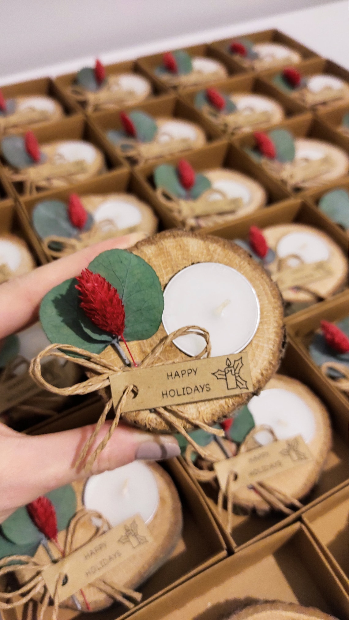 Bulk Christmas Gifts for Guests Christmas Favors Wooden Etsy