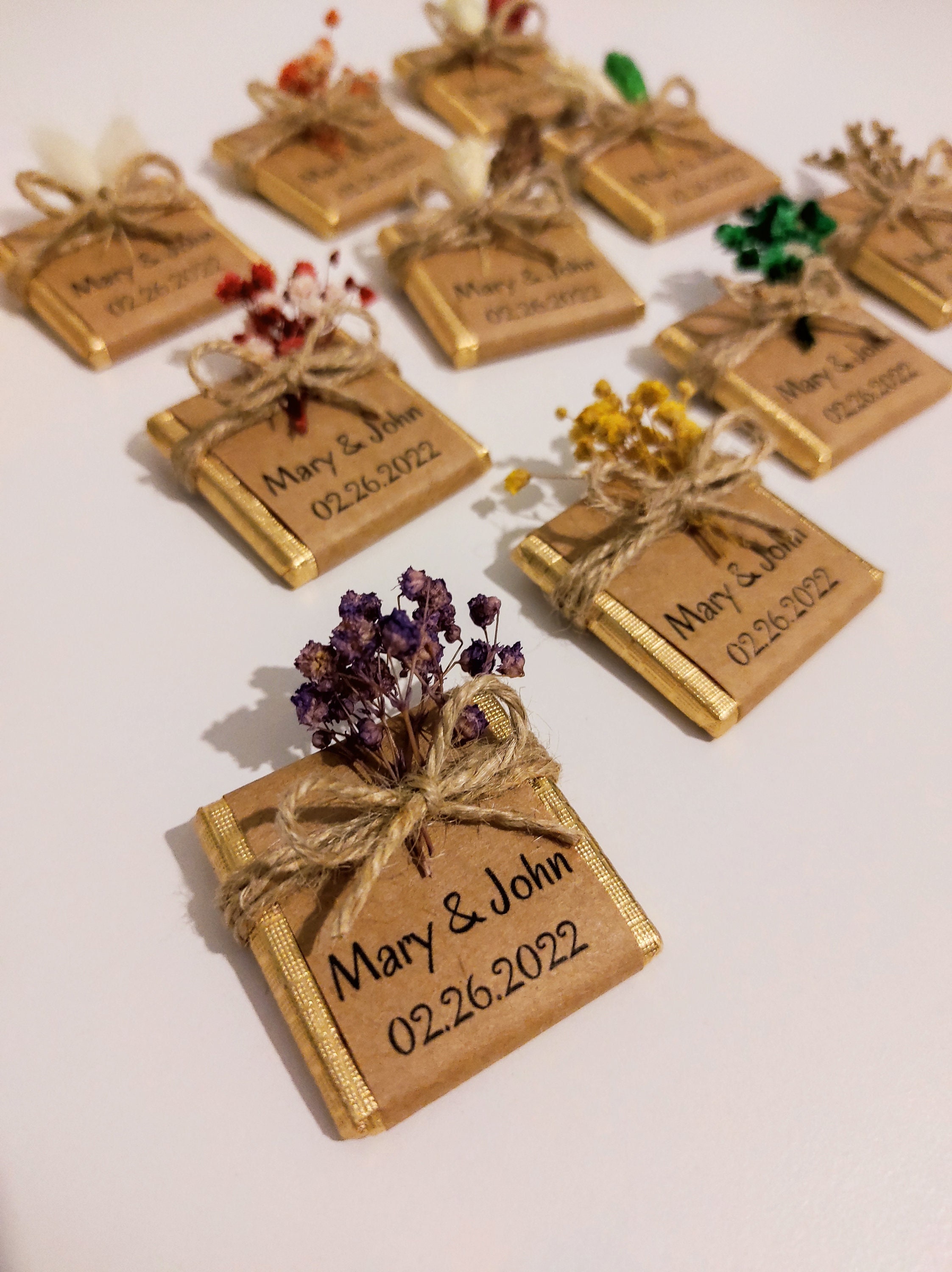 chocolate bridal shower favors