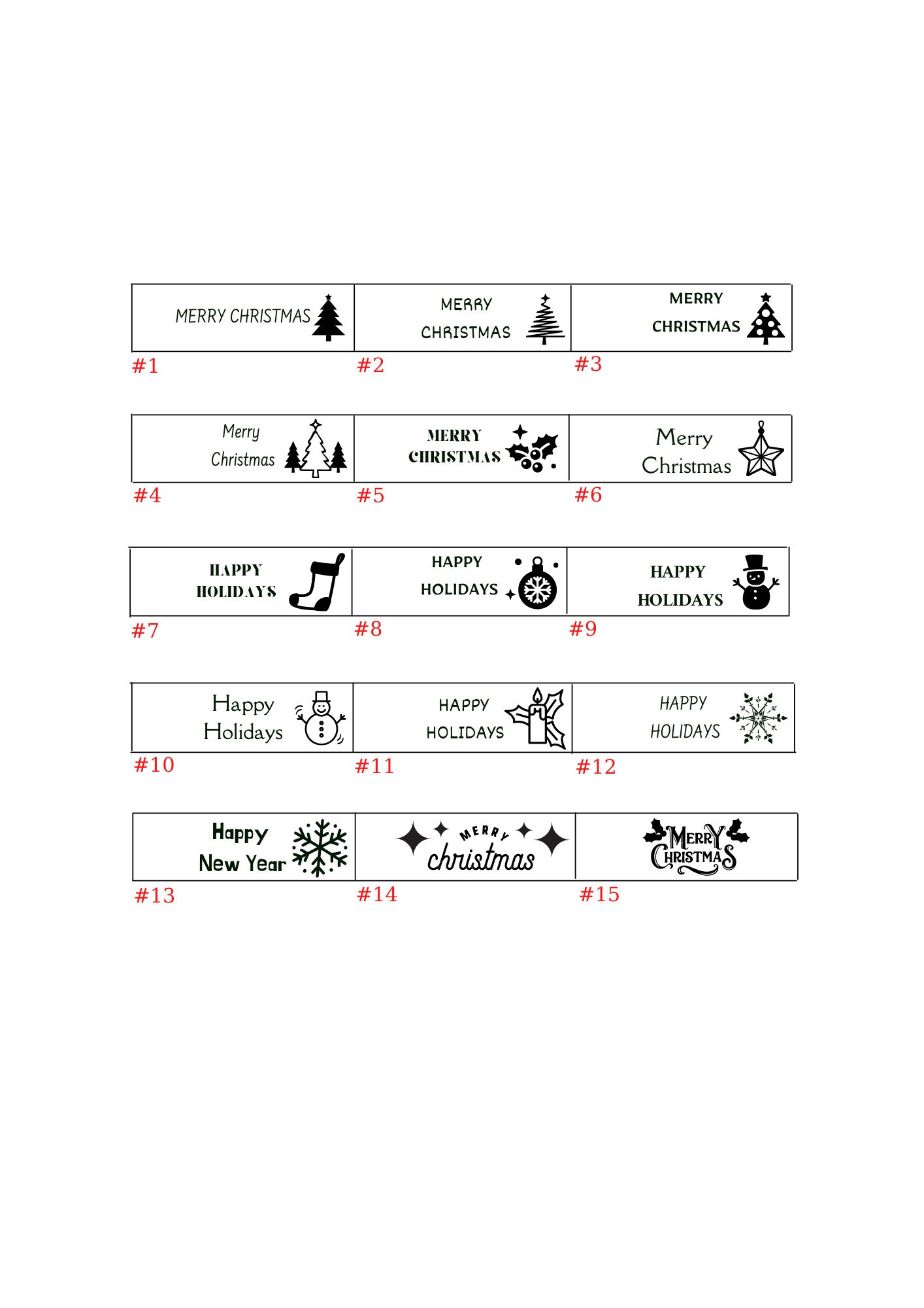 Bulk Christmas Gifts for Guests Christmas Favors Wooden Etsy