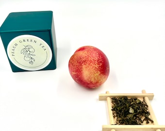 S Tea Co Premium Peach Green Tea Bags