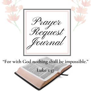 Digital Prayer Journal |  Prayer planner template | PLR editable prayer Journal