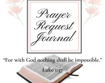 Digital Prayer Journal |  Prayer planner template | PLR editable prayer Journal