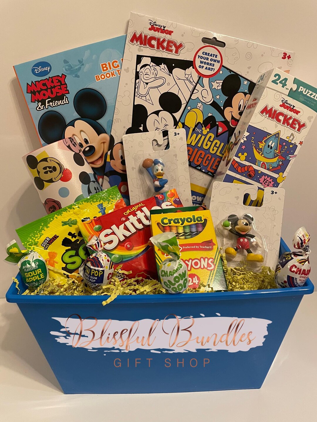 Mickey Mouse Easter Basket / Personalized Gift Basket Etsy
