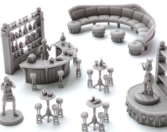 Dwarven Boil Kettle & Spirit Still 28mm – Dungeons & Dragons Scatter Terrain Model