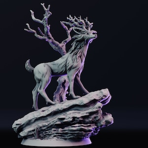 Cervine Fox | RPG Monster Mini for Tabletop Role Playing Games, D&D, Pathfinder etc.