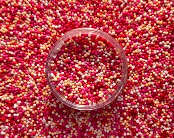Flirt Valentinstag Streusel mädchenhaft essbar unvergleichliche 100er und 1000er DIY Backen Kuchen Cupcakes Kekse Kochen rosa rot Geburtstag dreißig