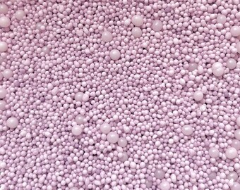 ライラック ラバー パステル パープル パール デラックス 食用スプリンクル ノンパレル ベーキング ケーキ用品 ベビーシャワー 洗礼式 女の子 1 歳の誕生日 クッキー