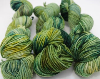 Wild Things - Worsted - Indie Dyed Yarn - Hand Dyed Yarn - Non-Superwash Wool