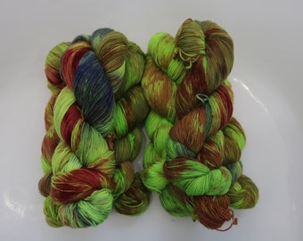 Poison Apple - Sok - Indie Geverfd Garen - Hand Geverfd Garen - Niet-Superwash Wol