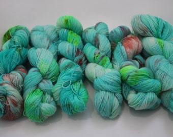 The Belafonte - Sock - Indie Dyed Yarn - Hand Dyed Yarn - Non-Superwash Wool