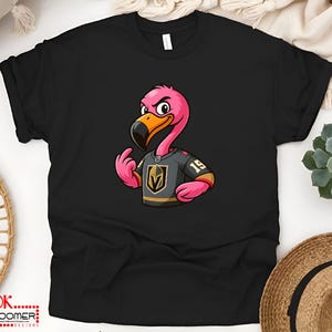Vegas Golden Knights (VGK) Victory Flamingo with attitude T-Shirts