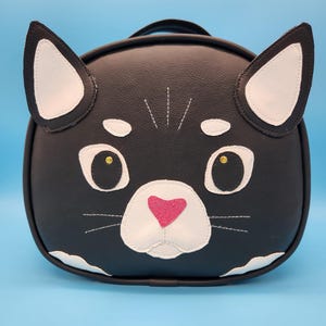 Bolso bandolera Hugo, bolso de gato, bolso estilo bowler