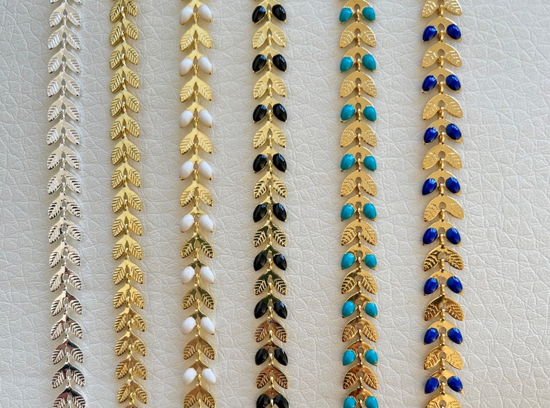 Handmade golden stainless steel ear bracelet image 8