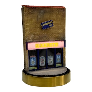 BLOCKBUSTER VIDEO Diorama, abandoned,  Booknook,