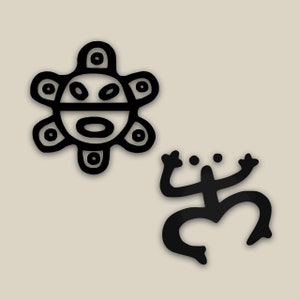 Coqui And Sol Taino Vinyl Decals