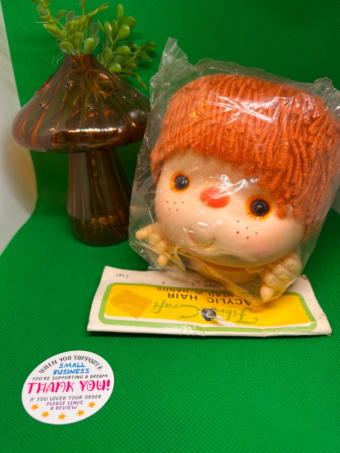 Vintage Mitzy Doll Head and Hands Etsy