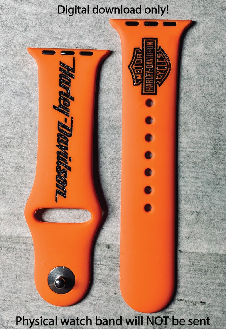 Harley Davidson Apple Watch Band Design SVG AI & PDF Etsy