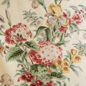 Vintage Designer Cowtan and Tout Wycliffe floral upholstery fabric by the yard