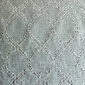 Unique Fine Fabrics Fontana in color Aura, embroidered fabric by the yard image 2