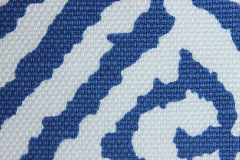 Quadrille Java Grande, Linen Blend Fabric by the Yard - Etsy
