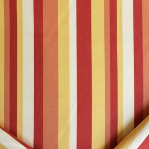 Kravet red orange and yellow outdoor upholstery fabric by the yard