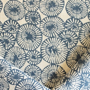 Maxwell Limpet in Deep Sea, drapery fabric by the yard
